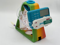 Rainbow Tubie Tower with 500ml MOOG bag attached with Infinity pump inverted