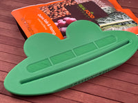 Back of Froggy Feeder showing grips